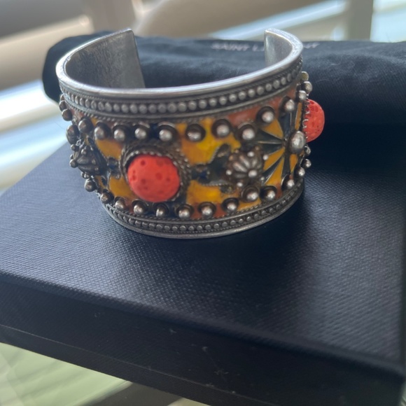 SAINT LAURENT Marrakesh Cuff Bracelet - Picture 2 of 9